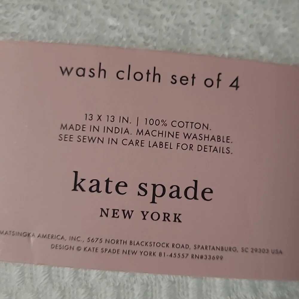 Kate Spade Stripes & Solid Bath Towel Set